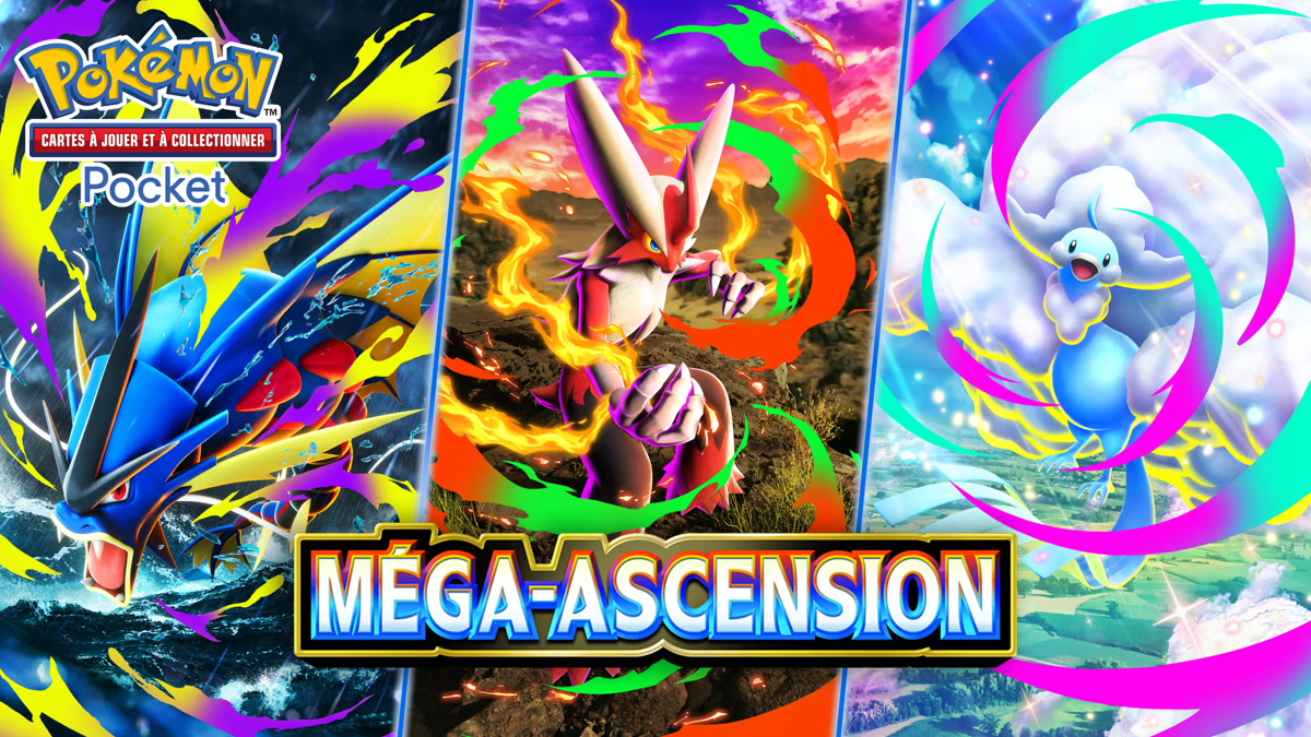 [JCC Pokémon Pocket] 1 an et 150 millions de téléchargements et l'extension Méga-Ascension !