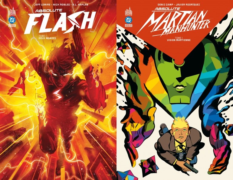 Absolute Martian Manhunter tome 1 et Absolute Flash tome 1