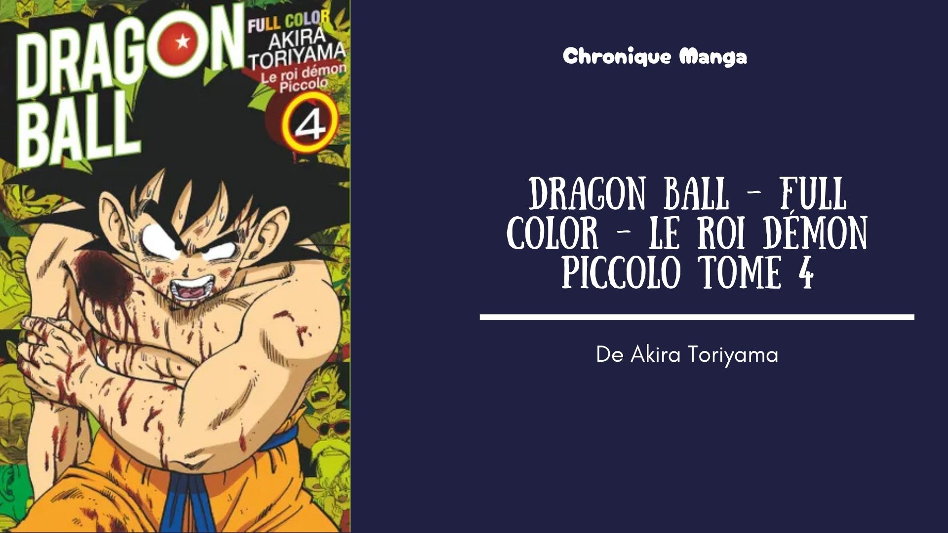 Dragon Ball Full Color - Le roi démon piccolo - tome 4 - mise en avant