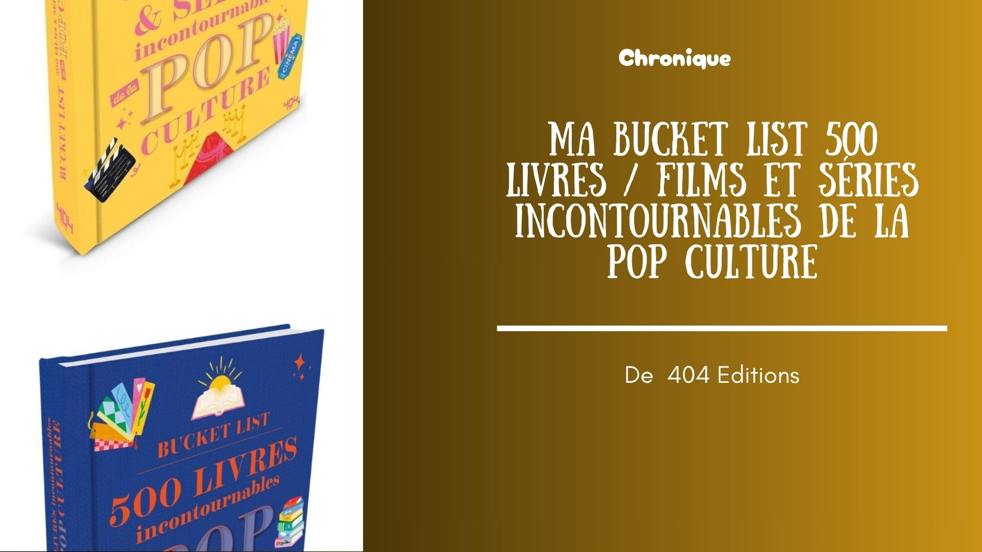 Ma bucket list - mise en avant