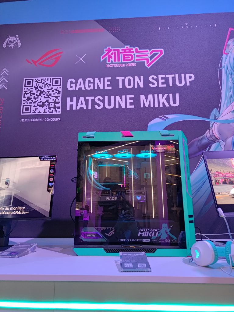 Asus x Hastune Miku @ Paris Games Week 2025