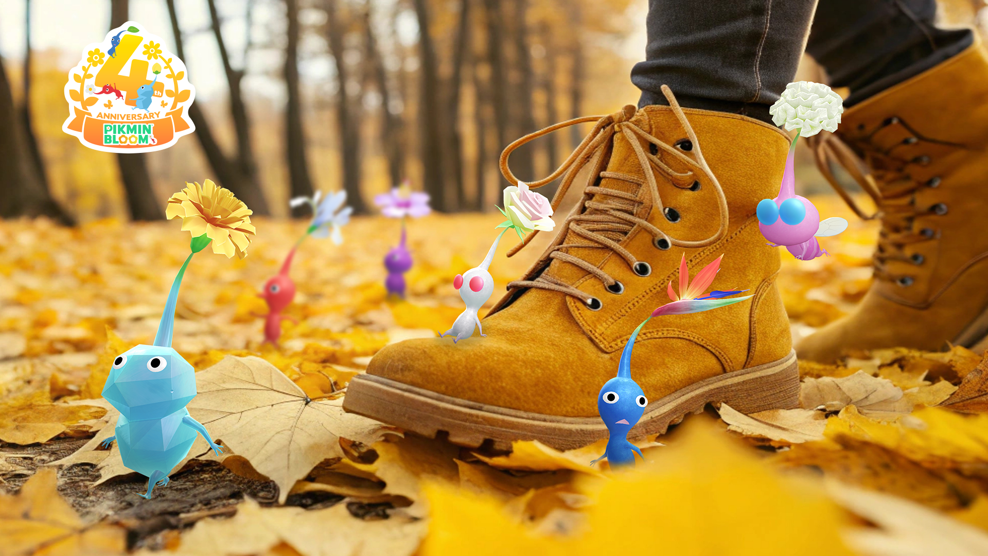 Pikmin Bloom 4ème anniversaire - mise en avant