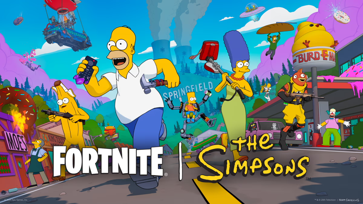 Ouh pinaise ! Les Simpsons débarquent dans Fortnite
