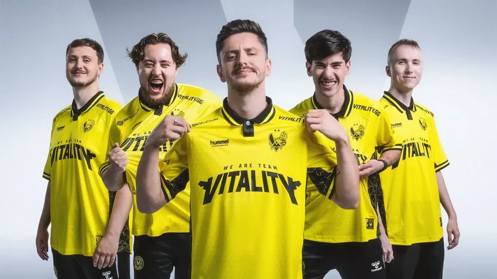 Illustration visuel de la Team Vitality