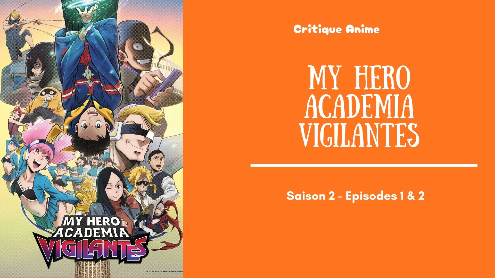 MHA Vigilantes Saison 2 - mise en avant