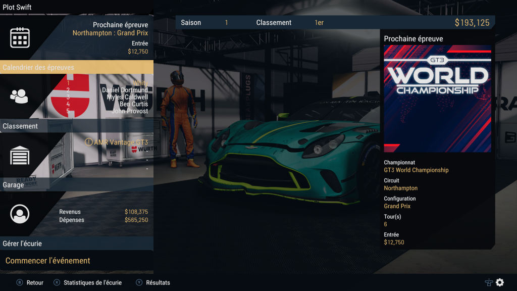 Illustration visuelle pour Project Motor Racing