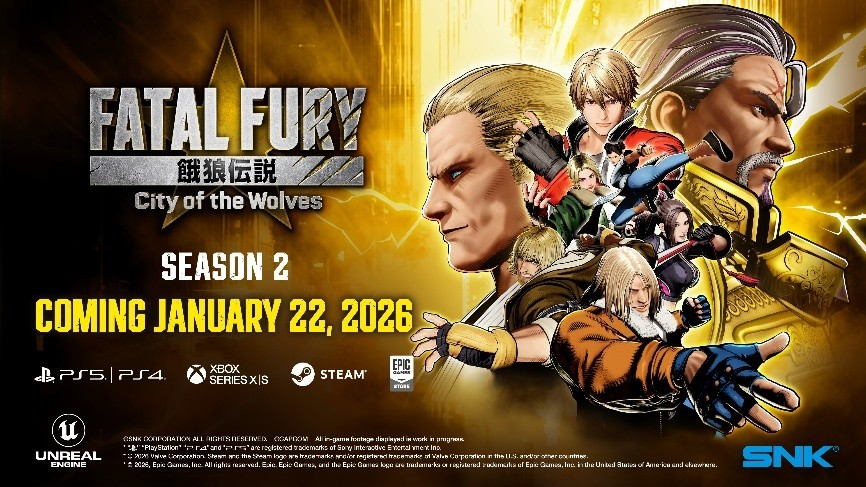 [FATAL FURY : City of the Wolves] Lancement de la saison 2 le 22 janvier !
