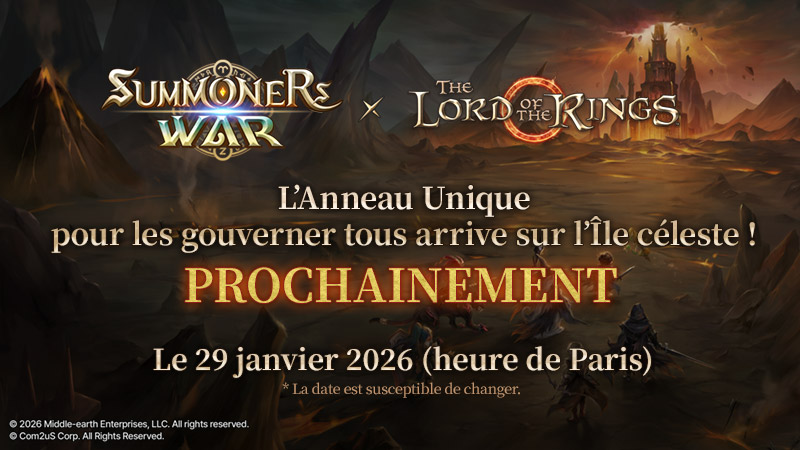 [Summoners War] La collab avec Le Seigneur des Anneaux en détails !
