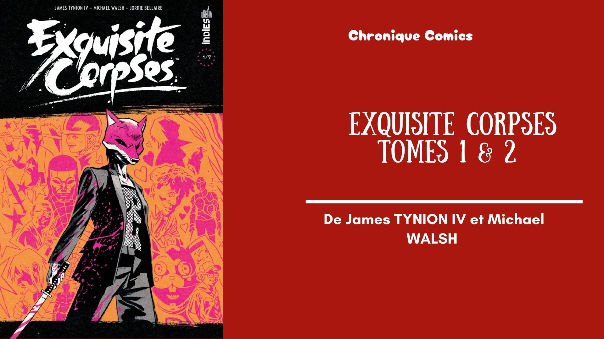 Exquisite Corpses - mise en avant tomes 1 et 2