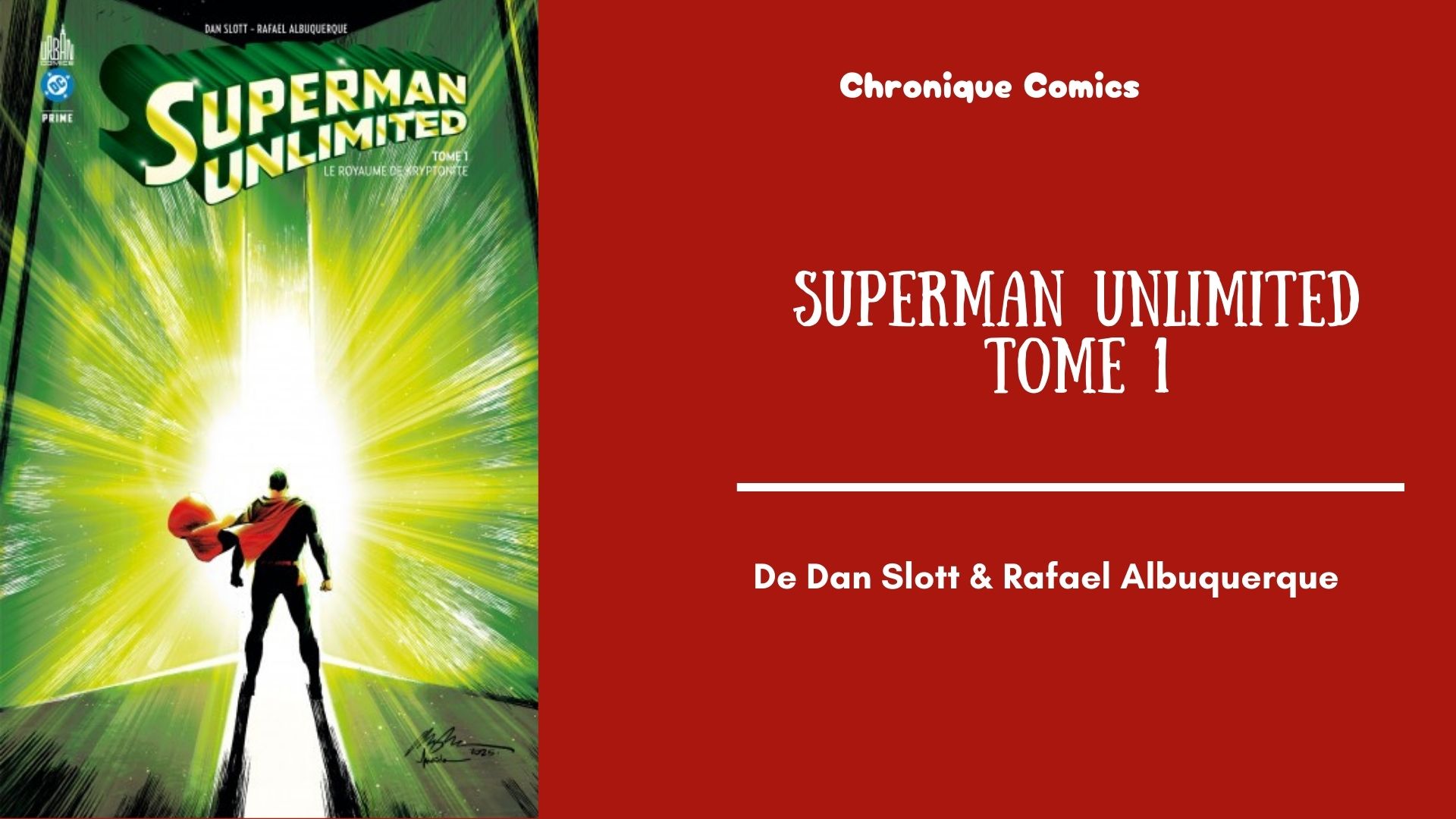 Superman Unlimited tome 1 - mise en avant