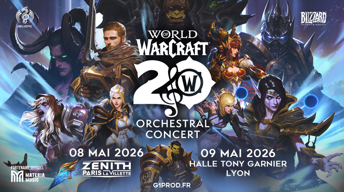 [World of Warcraft] un concert orchestral à Paris et Lyon pour fêter ses 20 ans