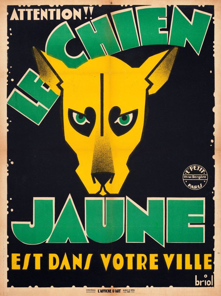 Le-chien-jaune-764x1024 [Collection René Chateau] La mémoire du cinéma français aux enchères