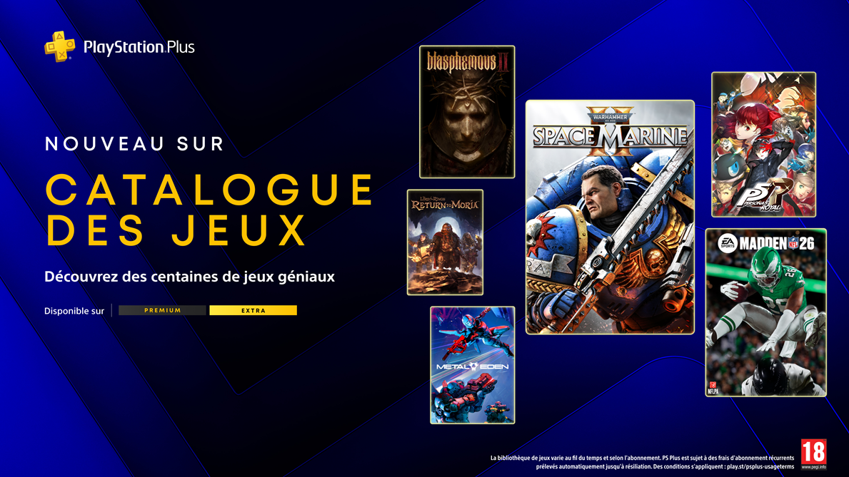[PlayStation Plus] Mars 2026 : la suite !