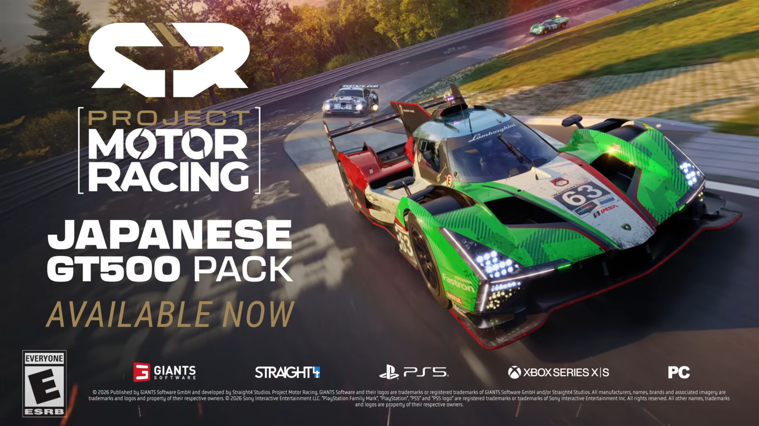 [Project Motor Racing] Découvrez le pack Japanese GT500