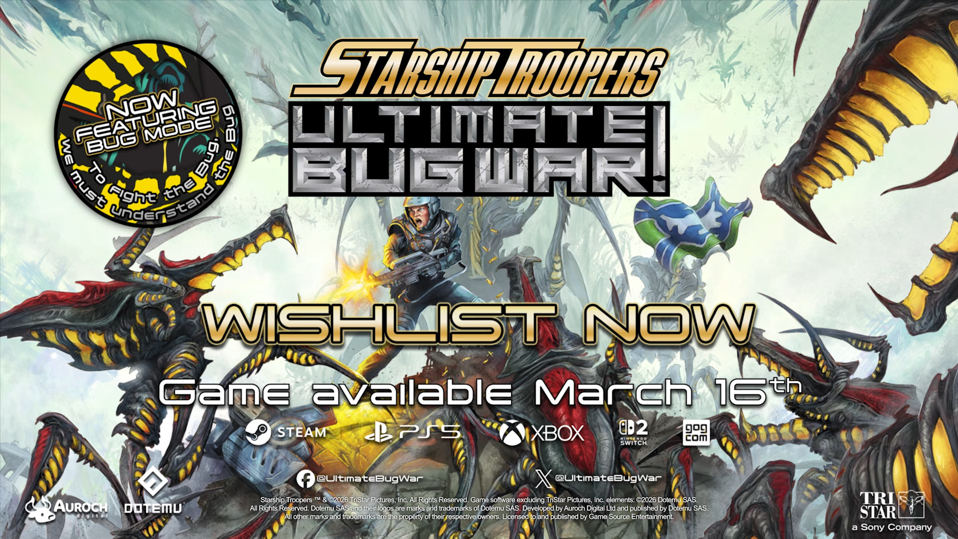 Starship Troopers Ultimate Bug War Bug Mode