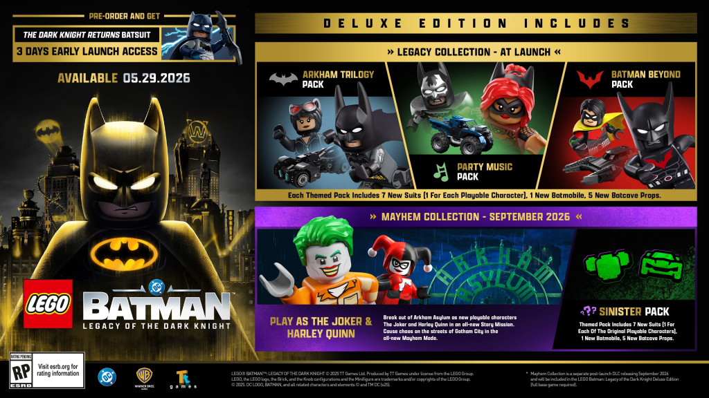 LEGO Batman : L'Héritage du Chevalier Noir avance sa sortie !