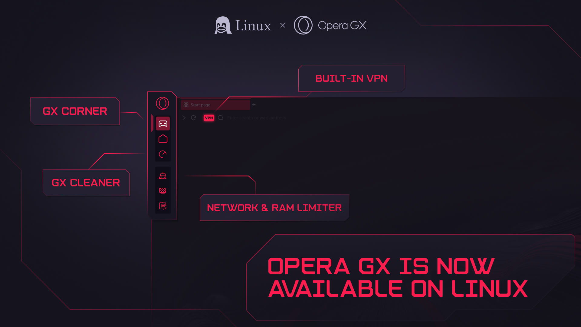 Opera GX débarque sur Linux