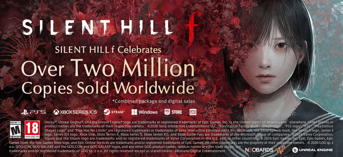 [SILENT HILL f] Plus de 2 missions d'unités vendues dans le monde ! (et SILENT HILL 2 remake dépasse les 6 millions)