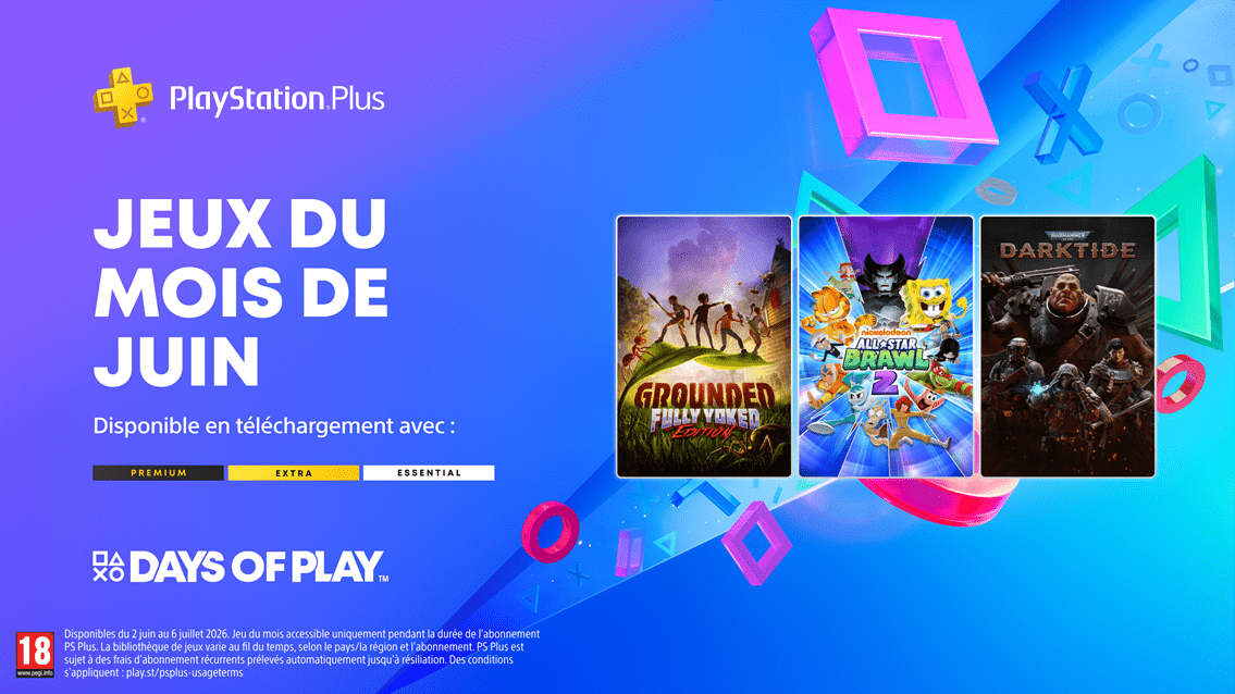 [PlayStation Plus] Grounded Fully Yoked Edition, Nickelodeon All-Star Brawl 2, Warhammer 40,000: Darktide au programme !