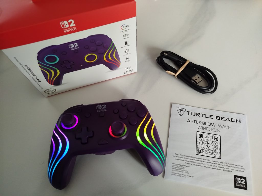 [Test] Manette sans fil Afterglow Wave – Nintendo Switch 2