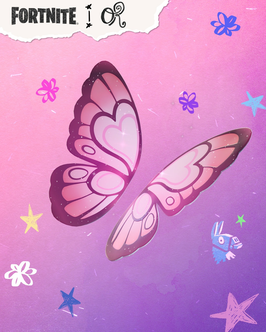 Olivia Butterfly Back Bling
