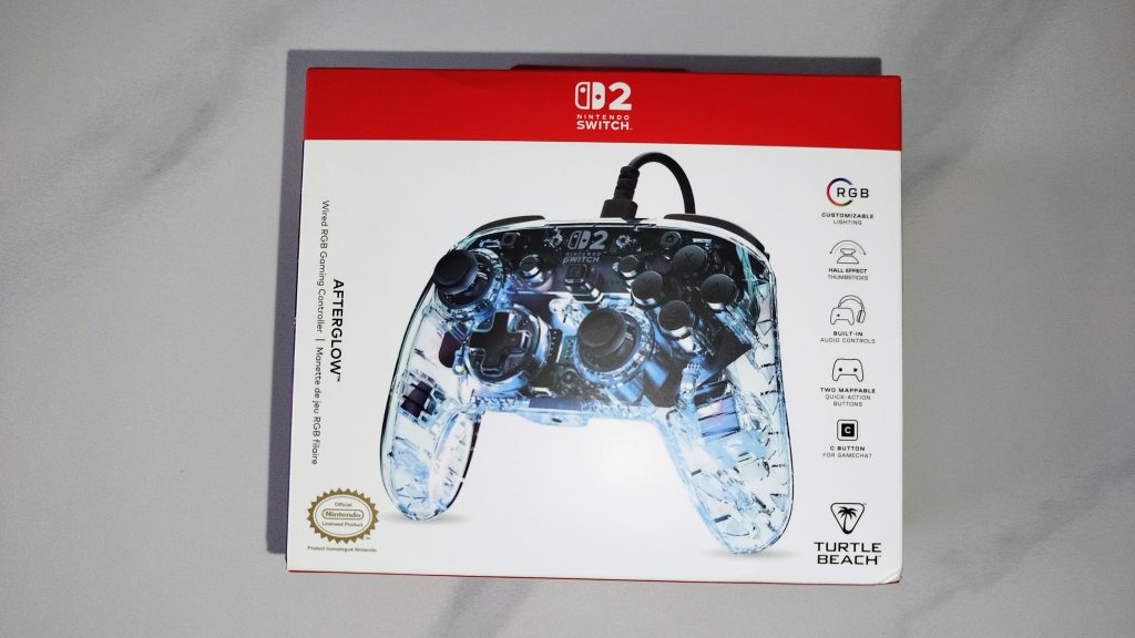 Manette filaire Afterglow – Nintendo Switch 2
