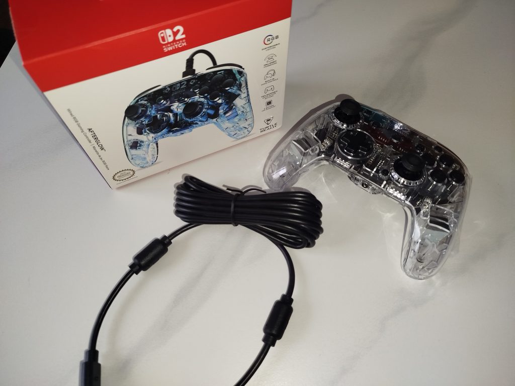 [Test] Manette filaire Afterglow – Nintendo Switch 2