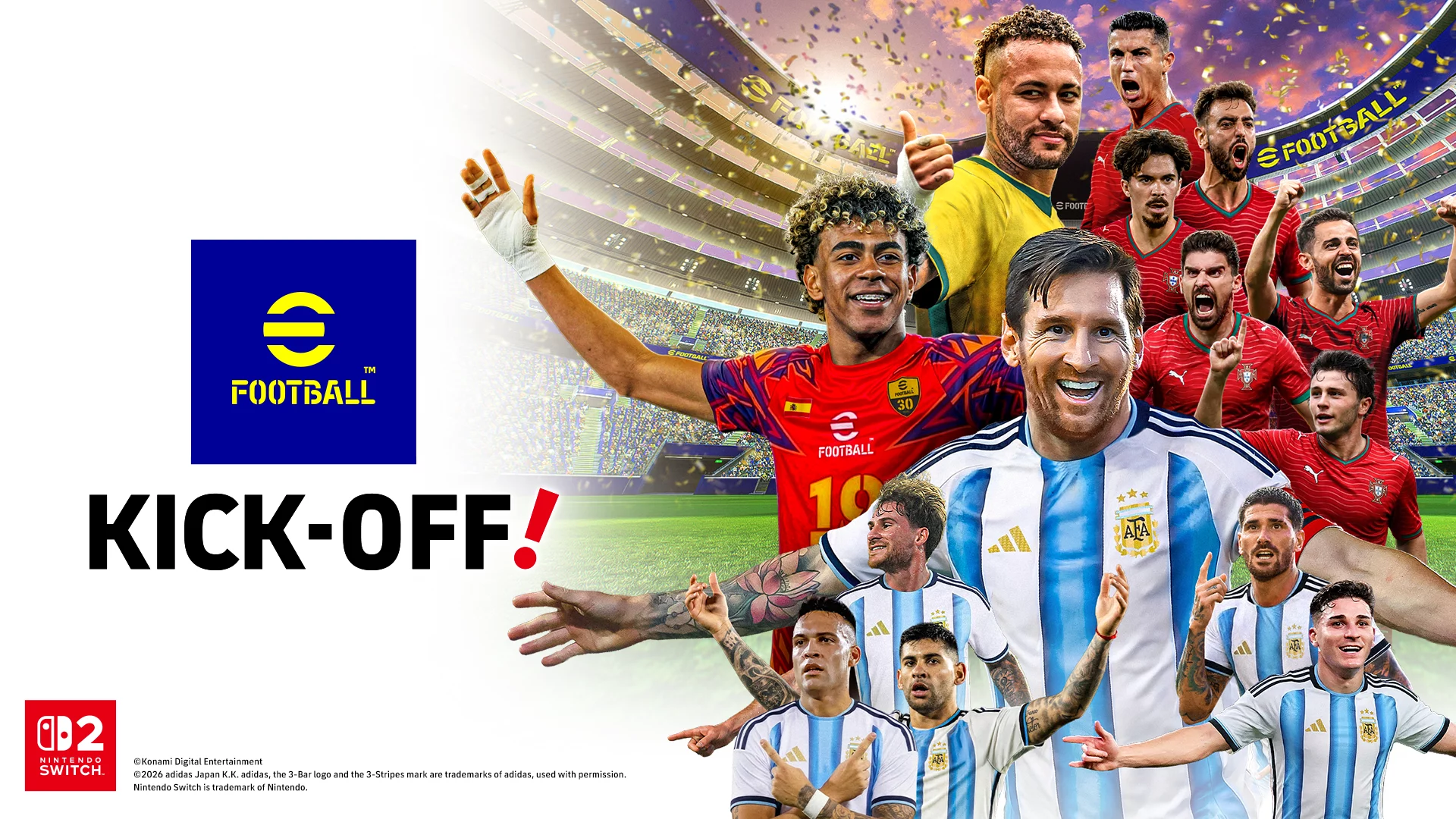 [Football™ Kick-Off!] Le jeu est officiellement lancé dans le monde entier sur Nintendo Switch™ 2