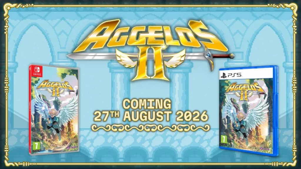 [Aggelos 2] La suite très attendue du platformer néo-rétro, sera disponible en édition physique sur Nintendo Switch et PlayStation 5 le 27 août 2026 !
