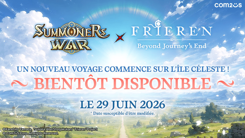 Summoners War: Sky Arena collabore avec Frieren dès le 29 juin !