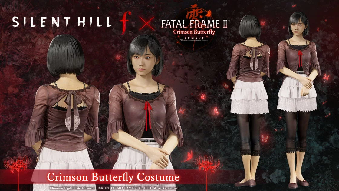 [SILENT HILL f et FATAL FRAME II: Crimson Butterfly REMAKE] s’associent pour ajouter une nouvelle tenue !