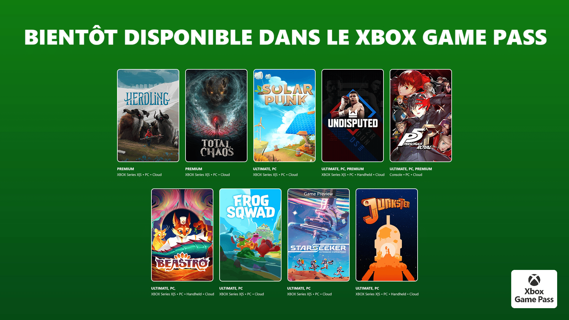 [XBOX Game Pass] Starseeker: Astroneer Expeditions, Beastro, Undisputed et d'autres arrivent courant juin