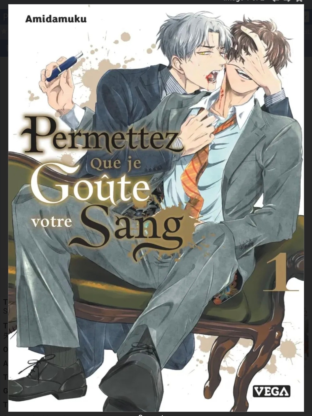 Permettez que je goûte votre sang