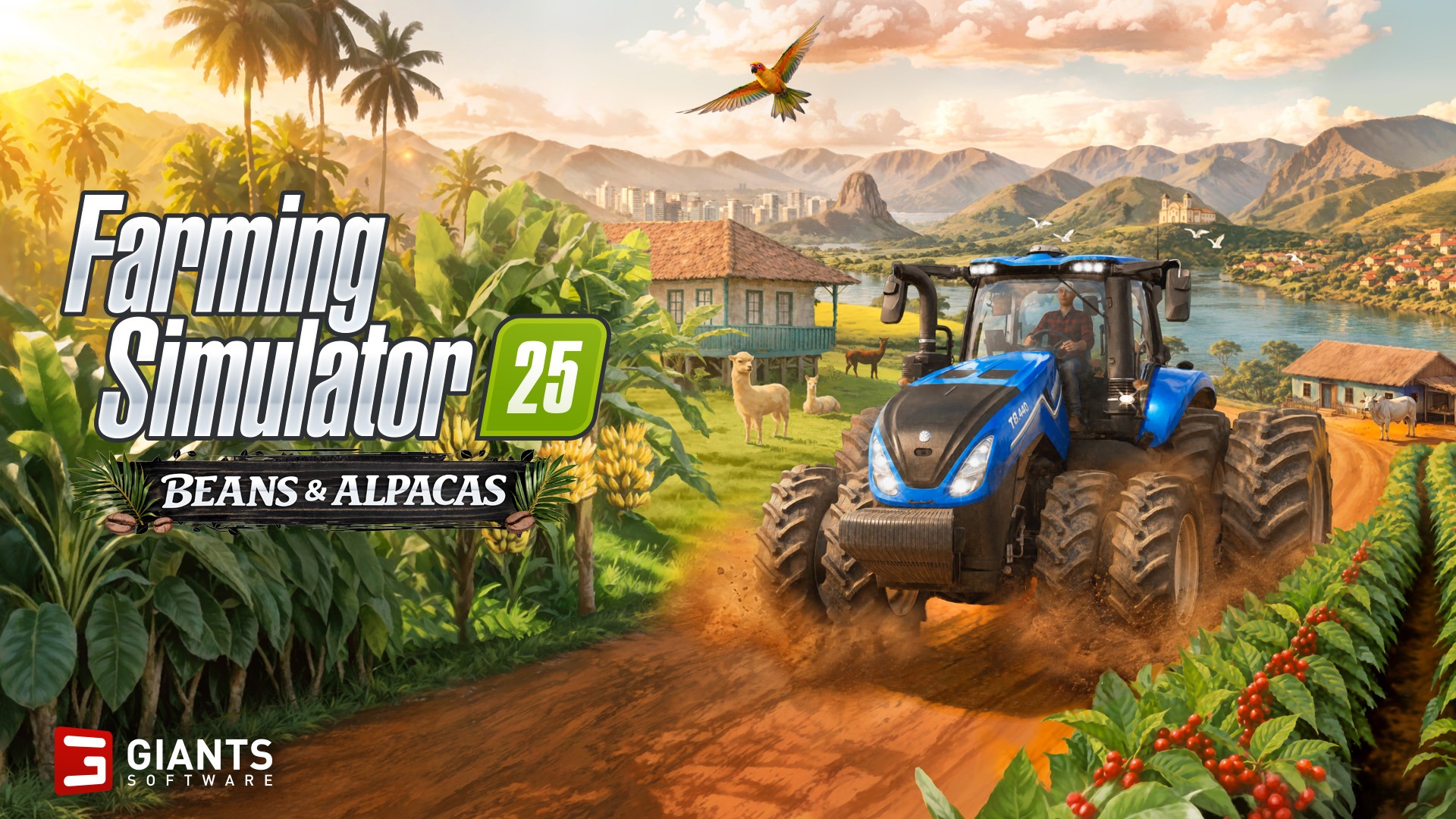 [Farming Simulator 25] L’extension Beans & Alpacas arrive avec du café, des alpagas et bien plus encore !