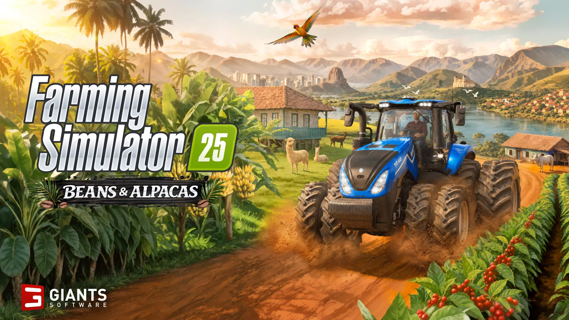 [Farming Simulator 25] L’extension Beans & Alpacas arrive avec du café, des alpagas et bien plus encore !