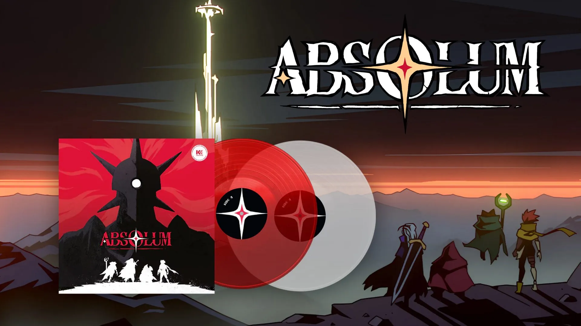Absolum title with vinyle