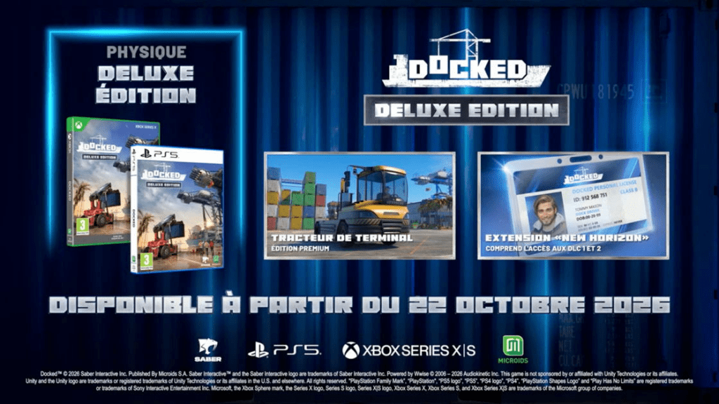 [Docked: Deluxe Edition] La sortie prévue le 22 octobre !
