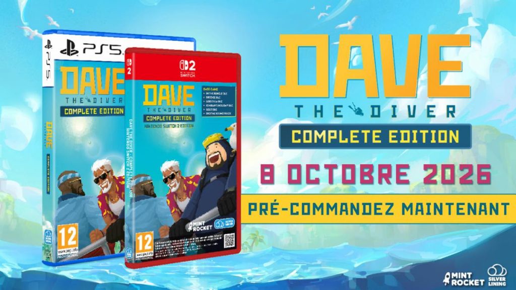 [Dave The Diver] se jette à l'eau : les éditions physiques Complete et Collector pour Switch 2 et PS5 sortiront le 8 octobre !