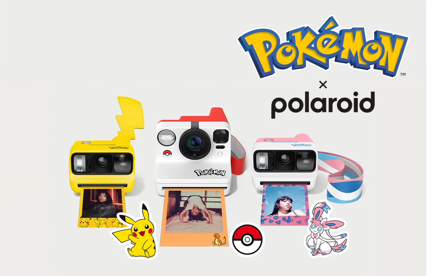 [POKÉNEWS] Polaroid dévoile une collaboration Pokémon en édition limitée composée de 9 pièces !