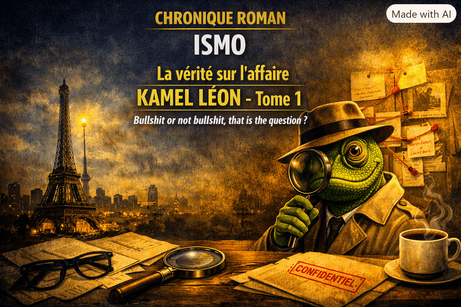 La vérité sur l'affaire Kamel Léon tome 1 - mise en avant