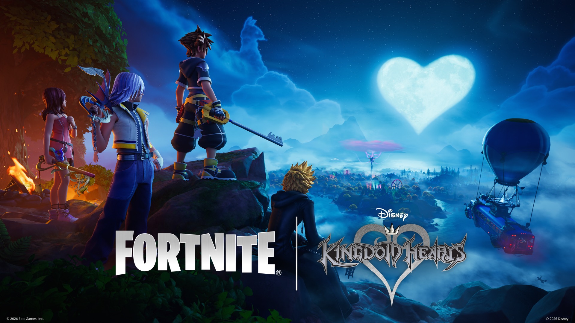 Fortnite _ KINGDOM HEARTS - Key Art