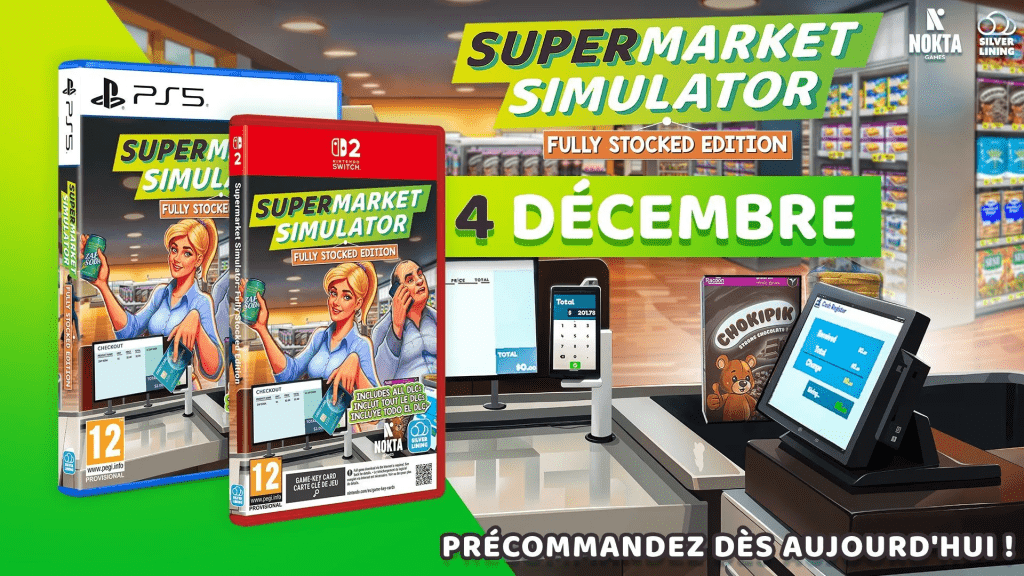 [Supermarket Simulator] L'édition physique s'enrichit et dévoile sa date de sortie !