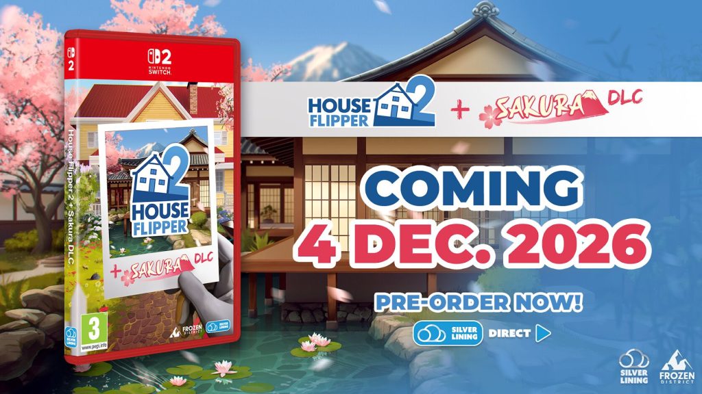 [House Flipper 2 + Sakura DLC] L'édition physique Nintendo Switch 2 sortira le 4 décembre !
