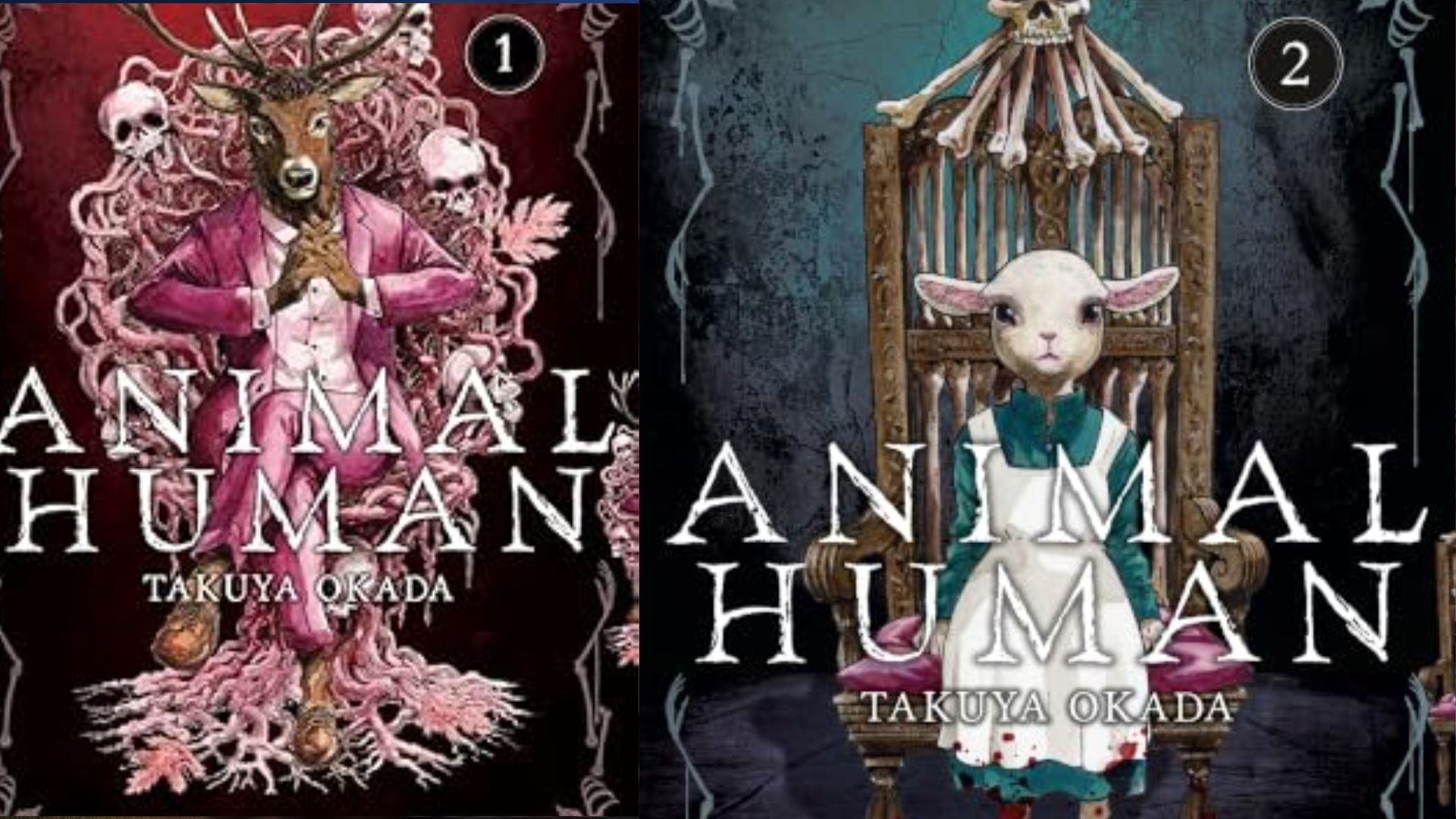 Animal Human tomes 1 & 2 - mise en avant