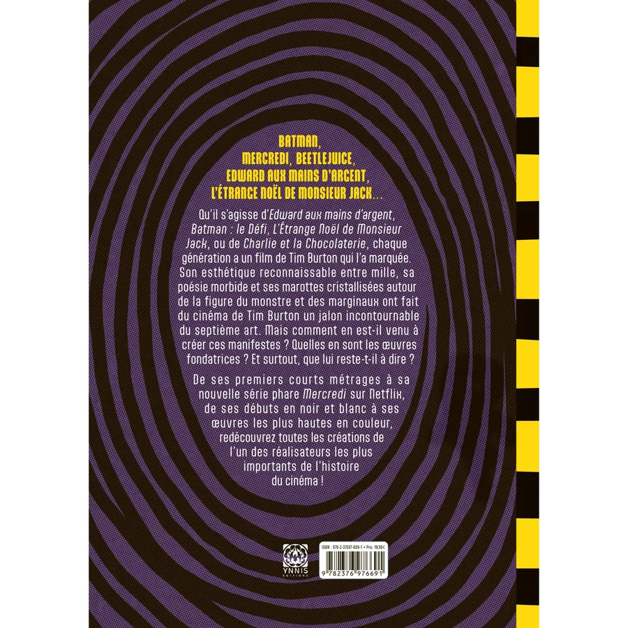 Hommage à Tim Burton - quatrième de couverture