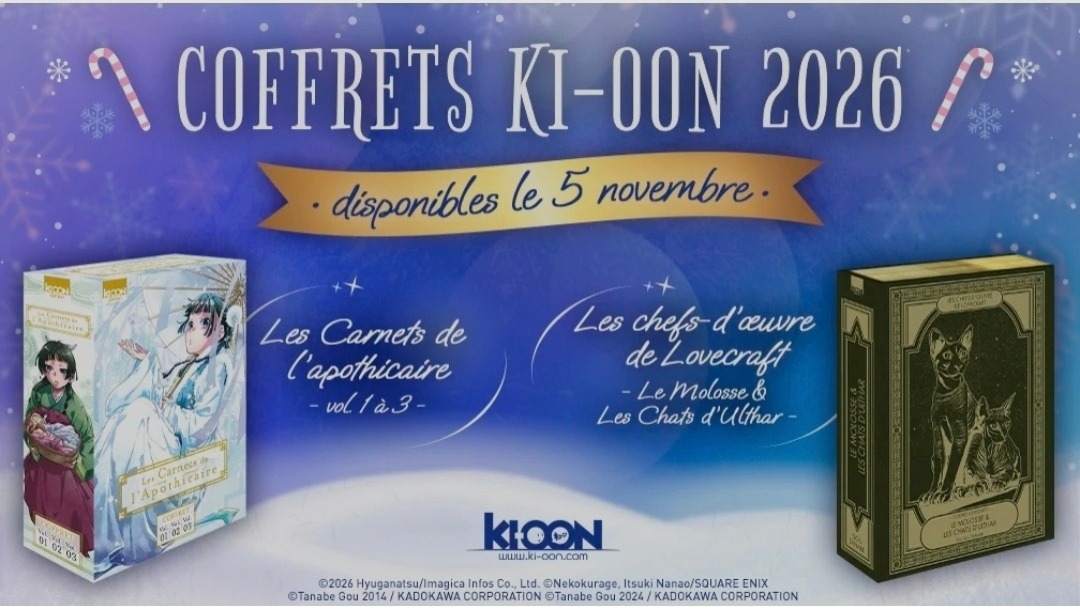 Ki-oon : Toutes les sorties manga du mois de novembre 2026