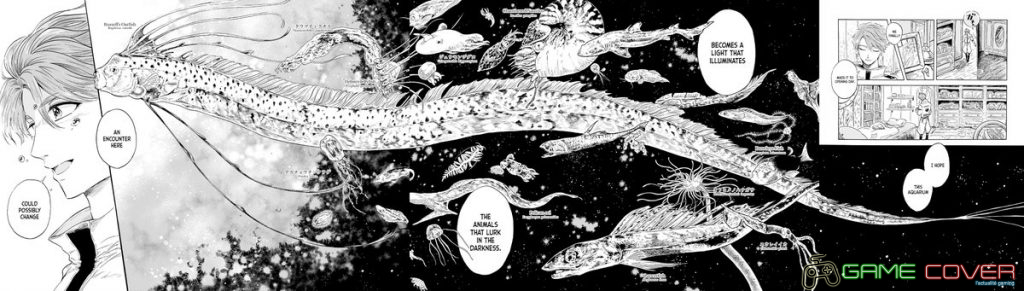 Grande Quintuple page au début du manga