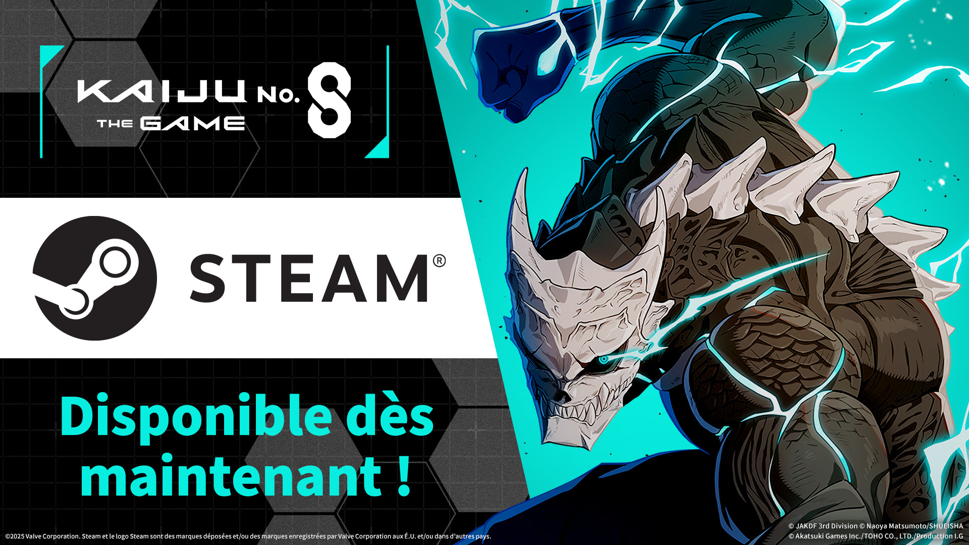 Kaiju n°8 the game - mise en avant version steam