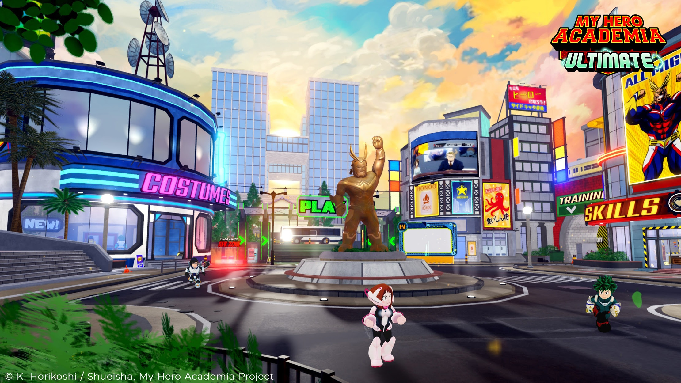 My Hero Academia Ultimate x Roblox - mise en avant