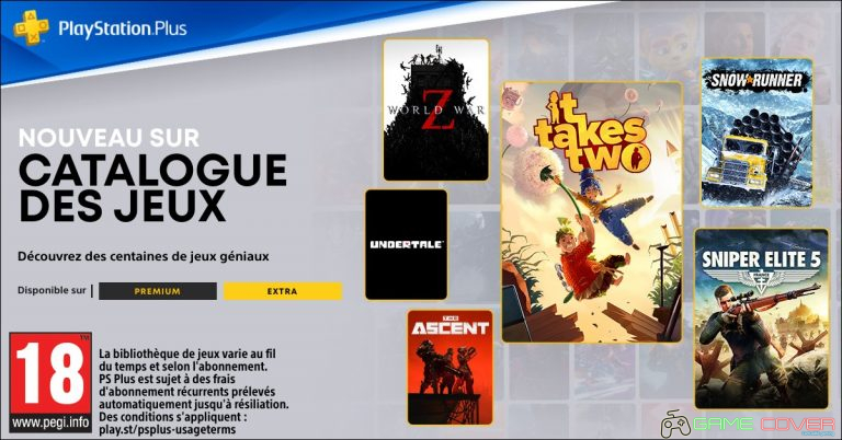 PlayStation Plus Extra_Premium - Juillet 2023